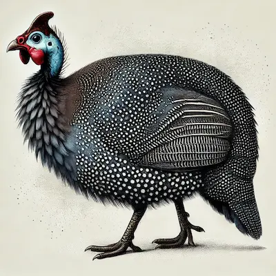 Helmeted Guineafowl